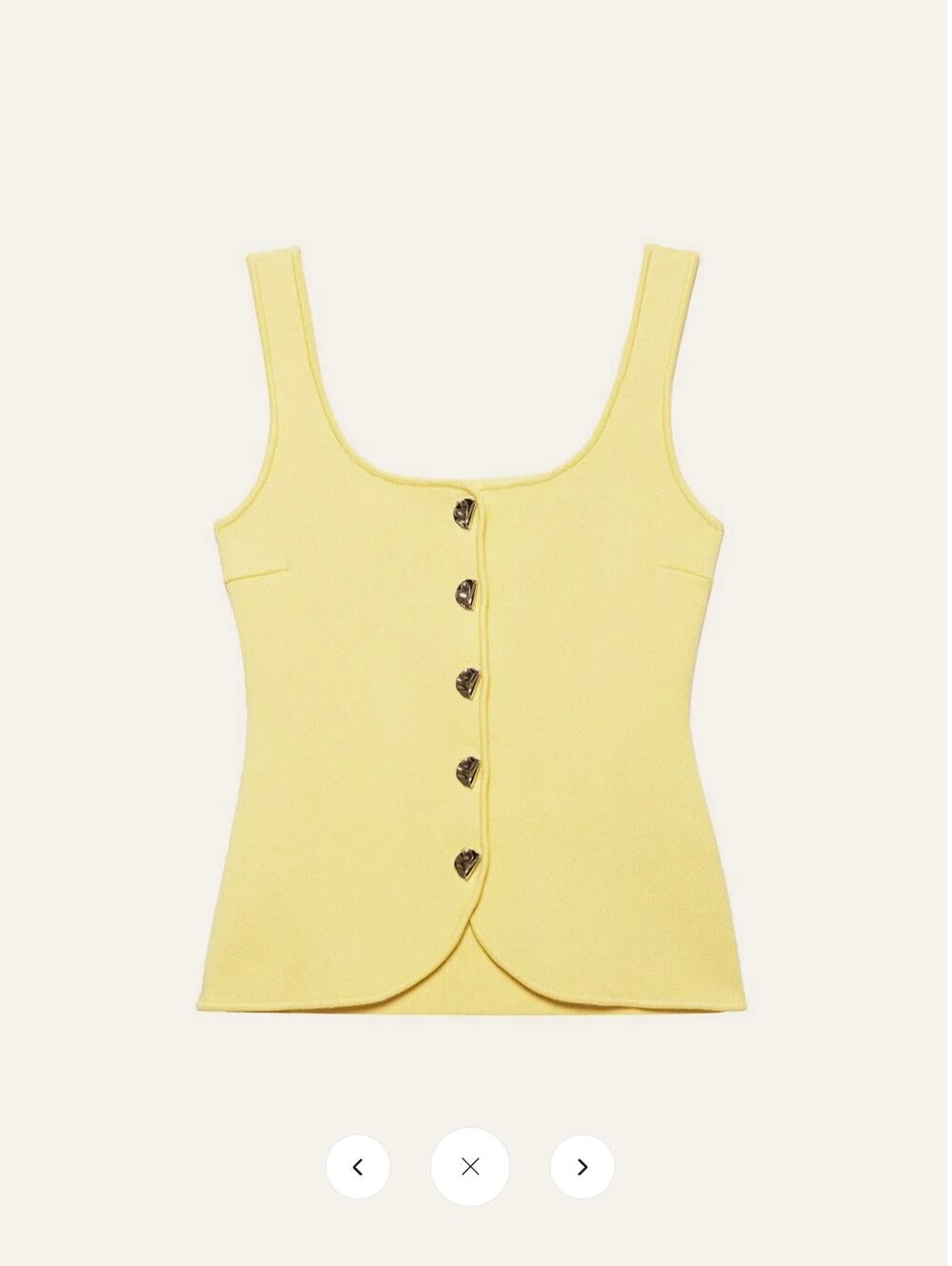 NWT Commense Curved Hem Ribbed Knit Vest Sz XL